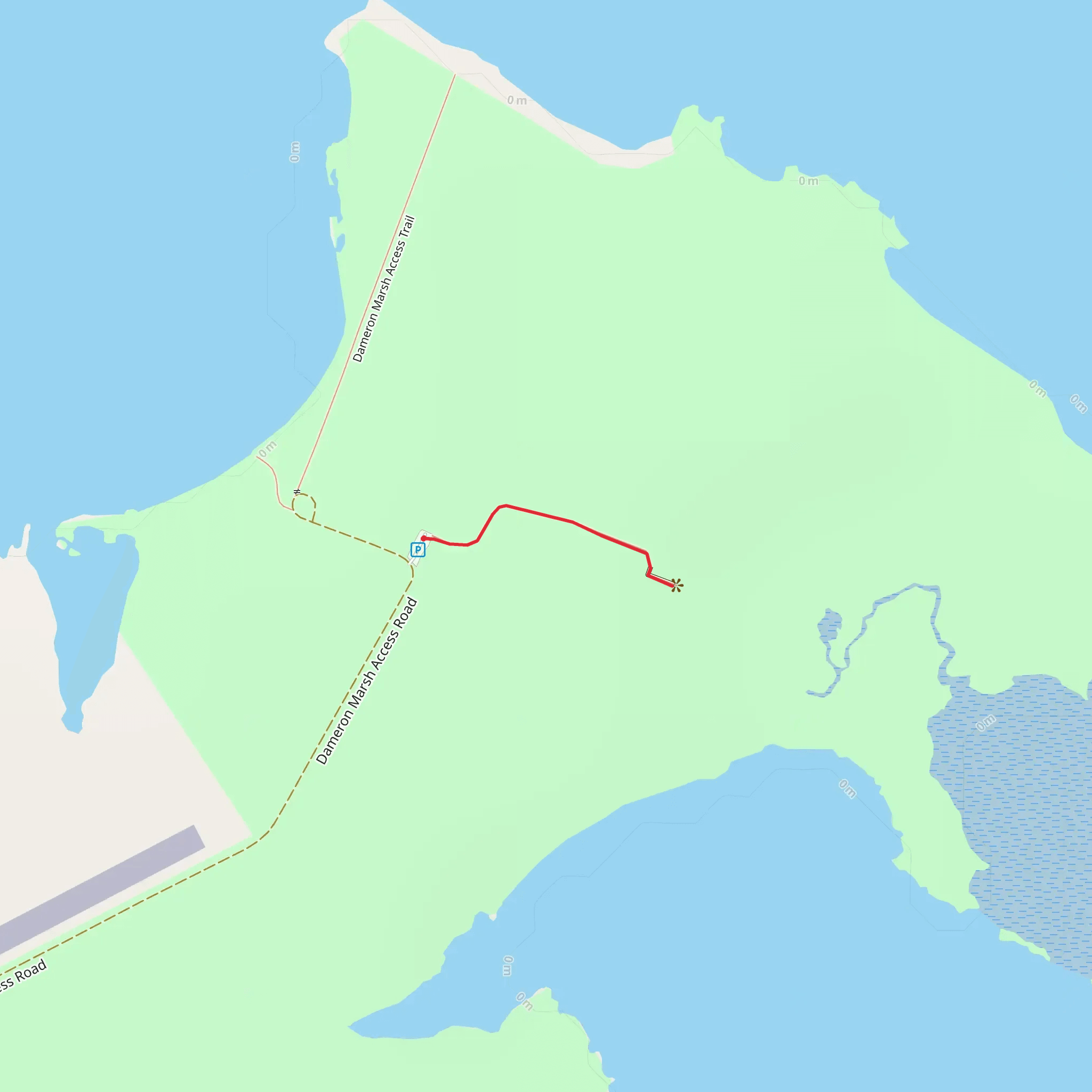 Guarding Point Lane mobile static map