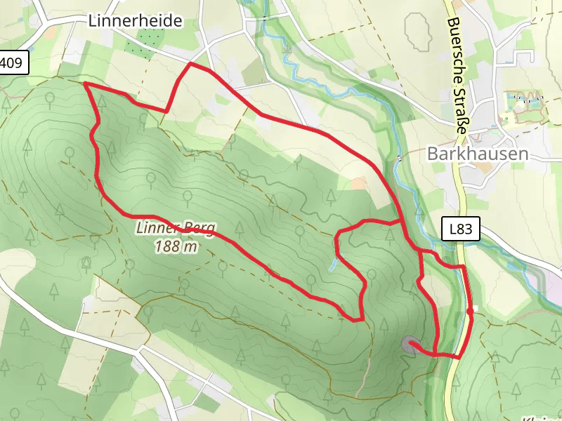Saurierfahrten and Linner Berg Loop