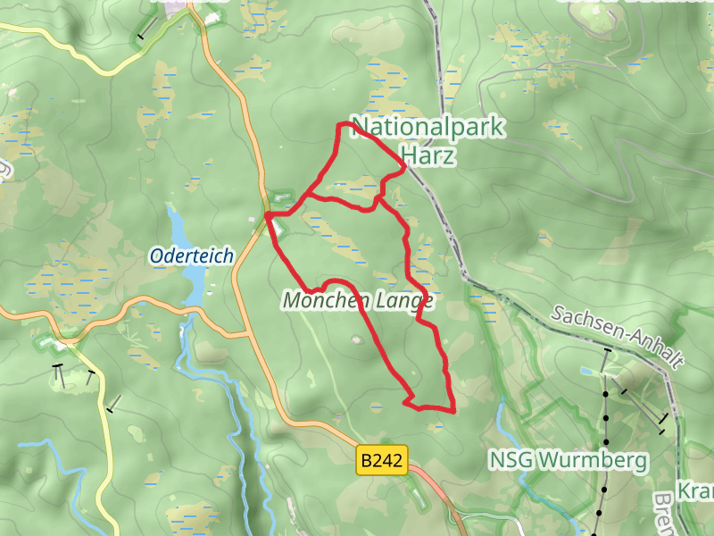 Harzklub Weg and Milliardenweg Loop
