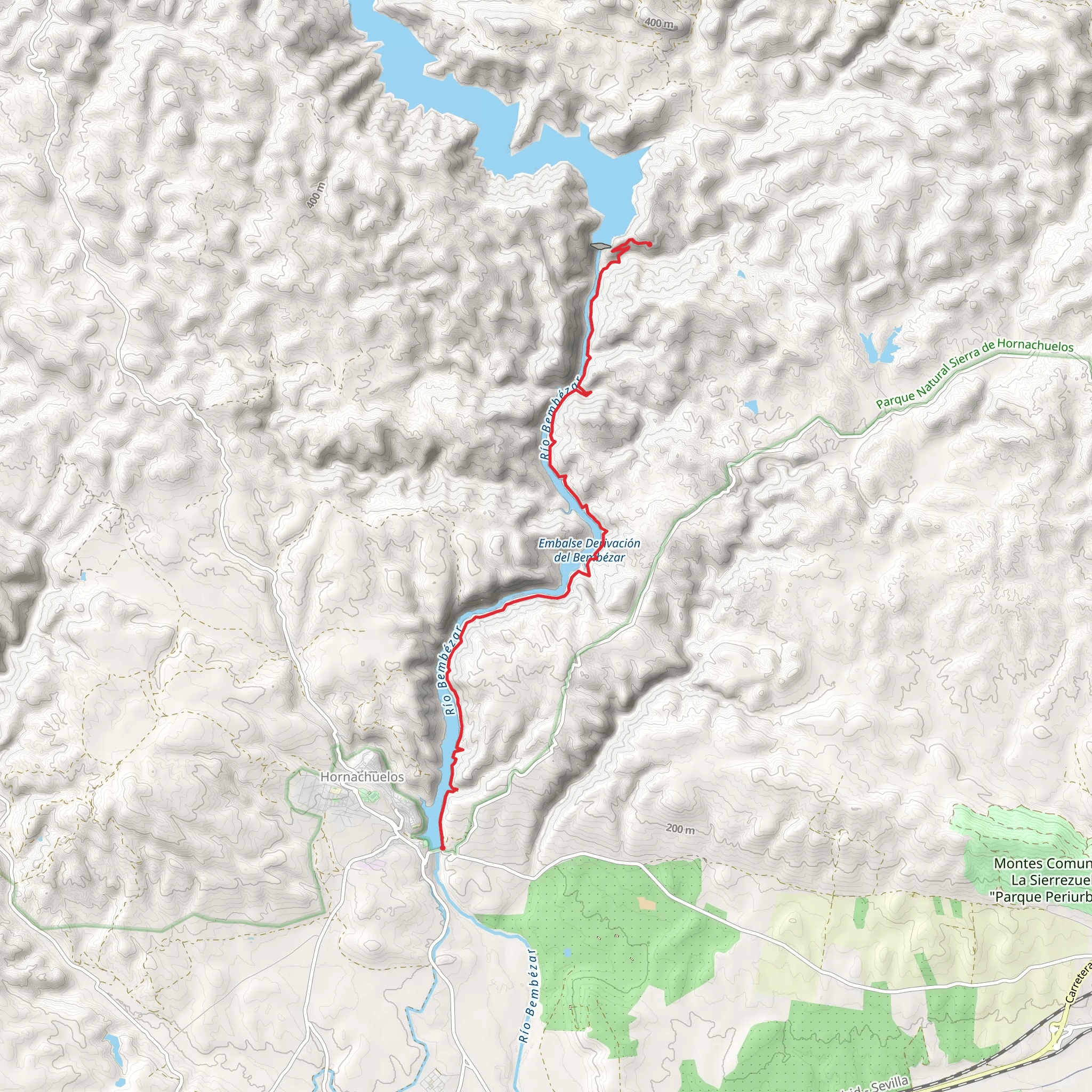 Bembézar Trail PR A 348 mobile static map