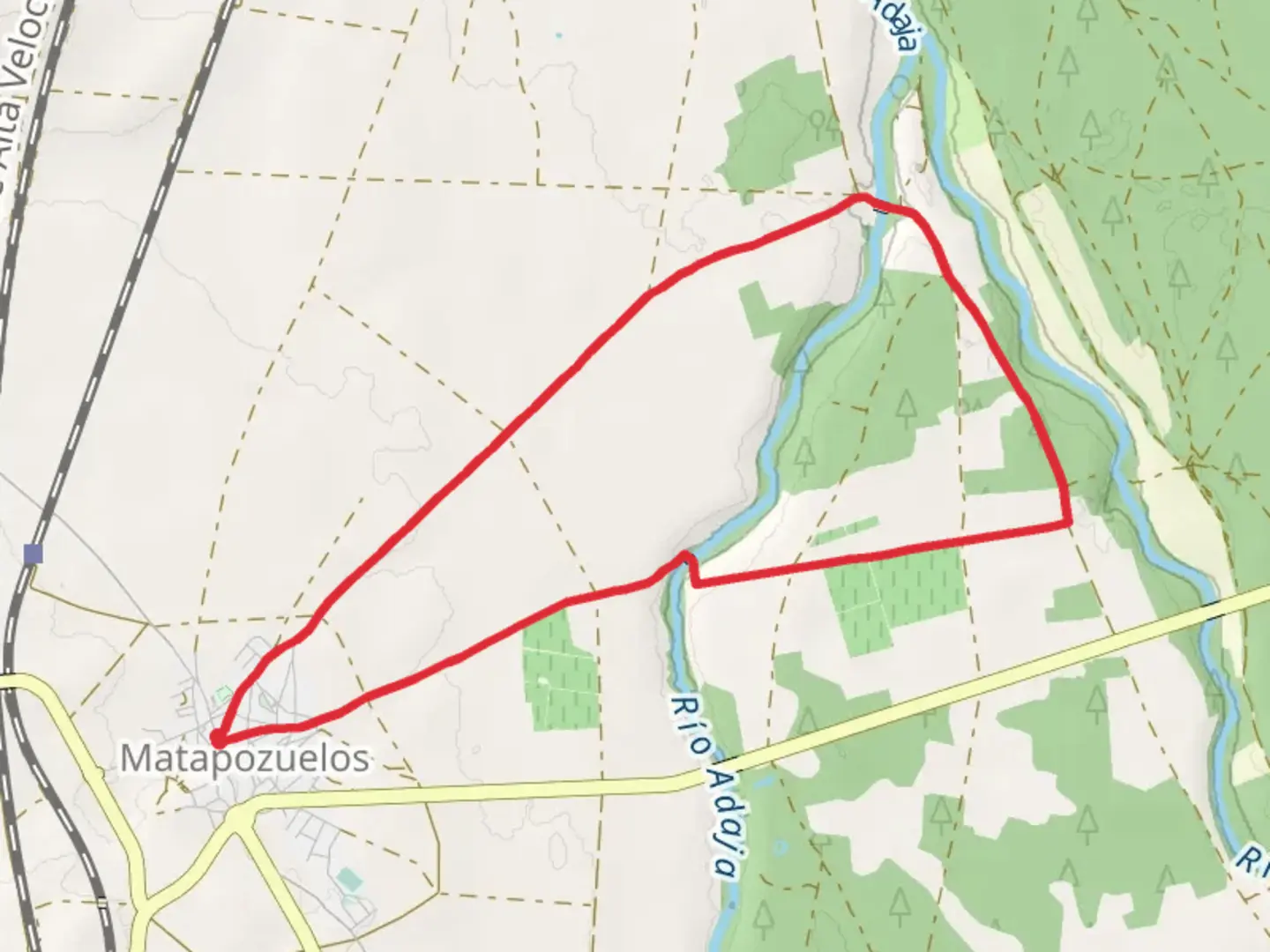 An image depicting the trail Nivaria Road PR VA 33 and its surrounding area.