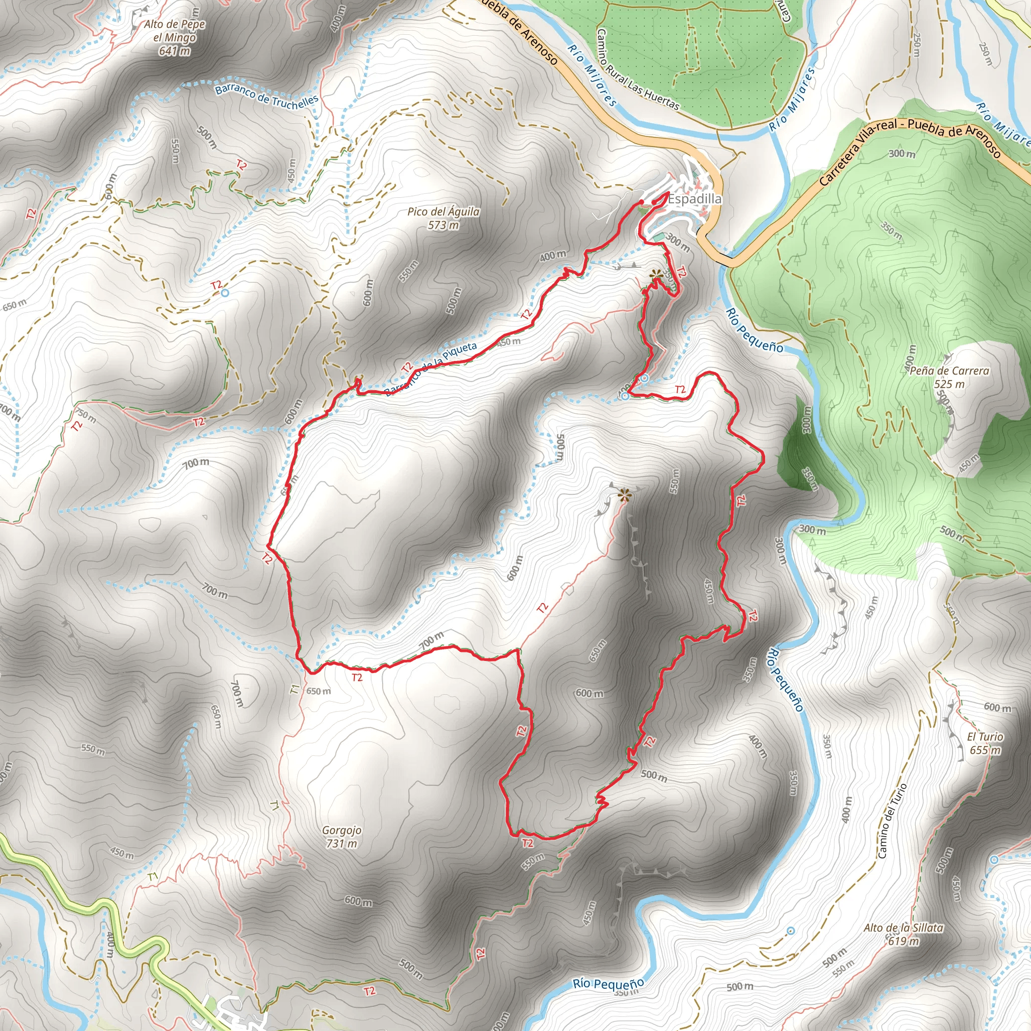 Saganta PR CV 314 mobile static map