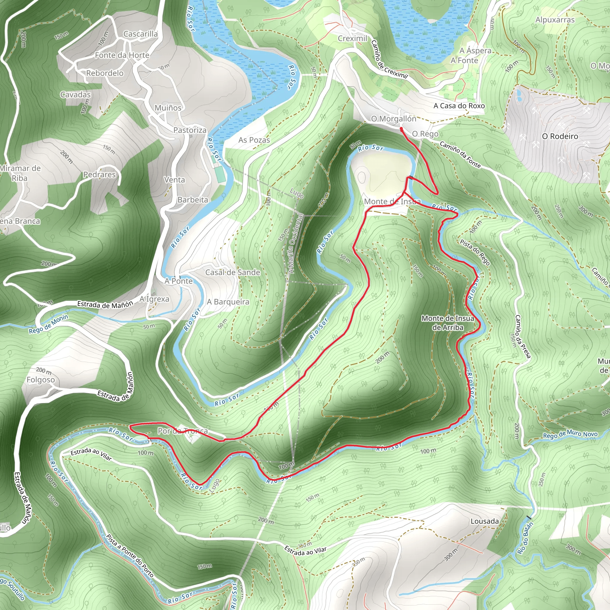 Morgallon - Rio Sor PR G 8 mobile static map