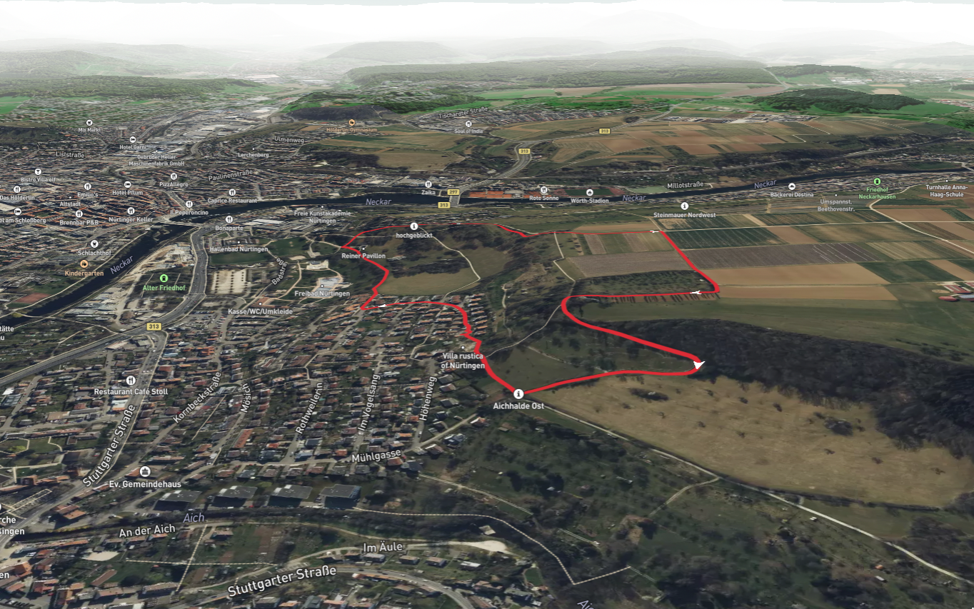 Hochgehblickt and Unterensingen Loop