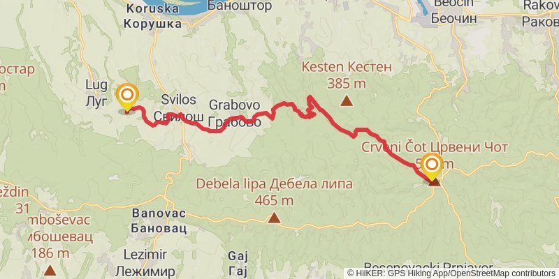 Sultans Trail stage 41 Map