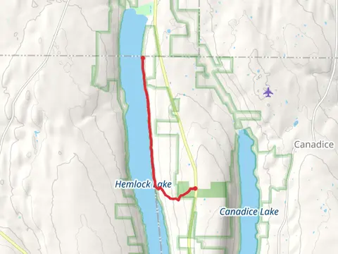 Hemlock Lake and Rob's Trail