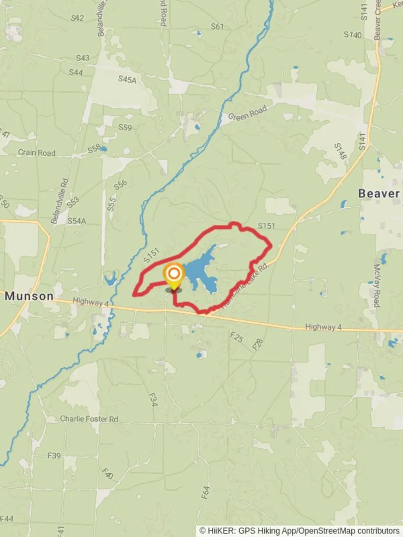 An image depicting the trail Bear Lake Loop and its surrounding area.