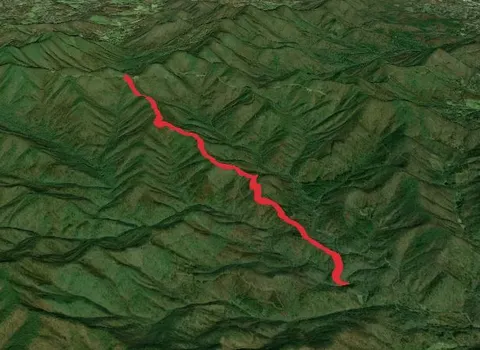 An image depicting the trail Trace Ridge Trail and its surrounding area.