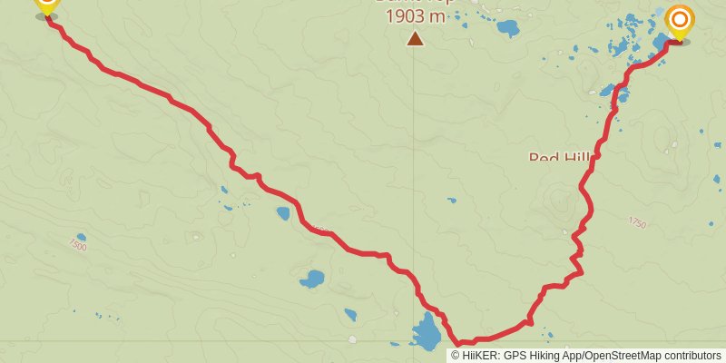 Separation Creek Loop stage 2 Map