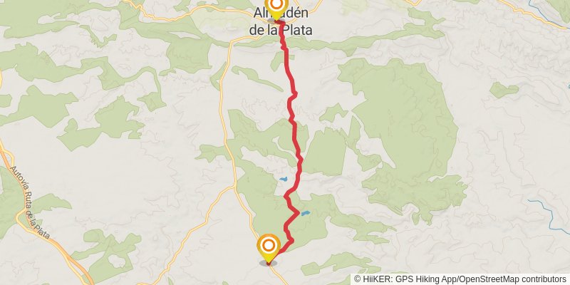 Via de la Plata stage 4 Map