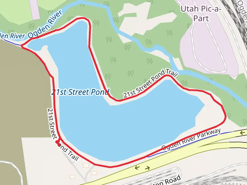 Twenty first Street Pond Trail