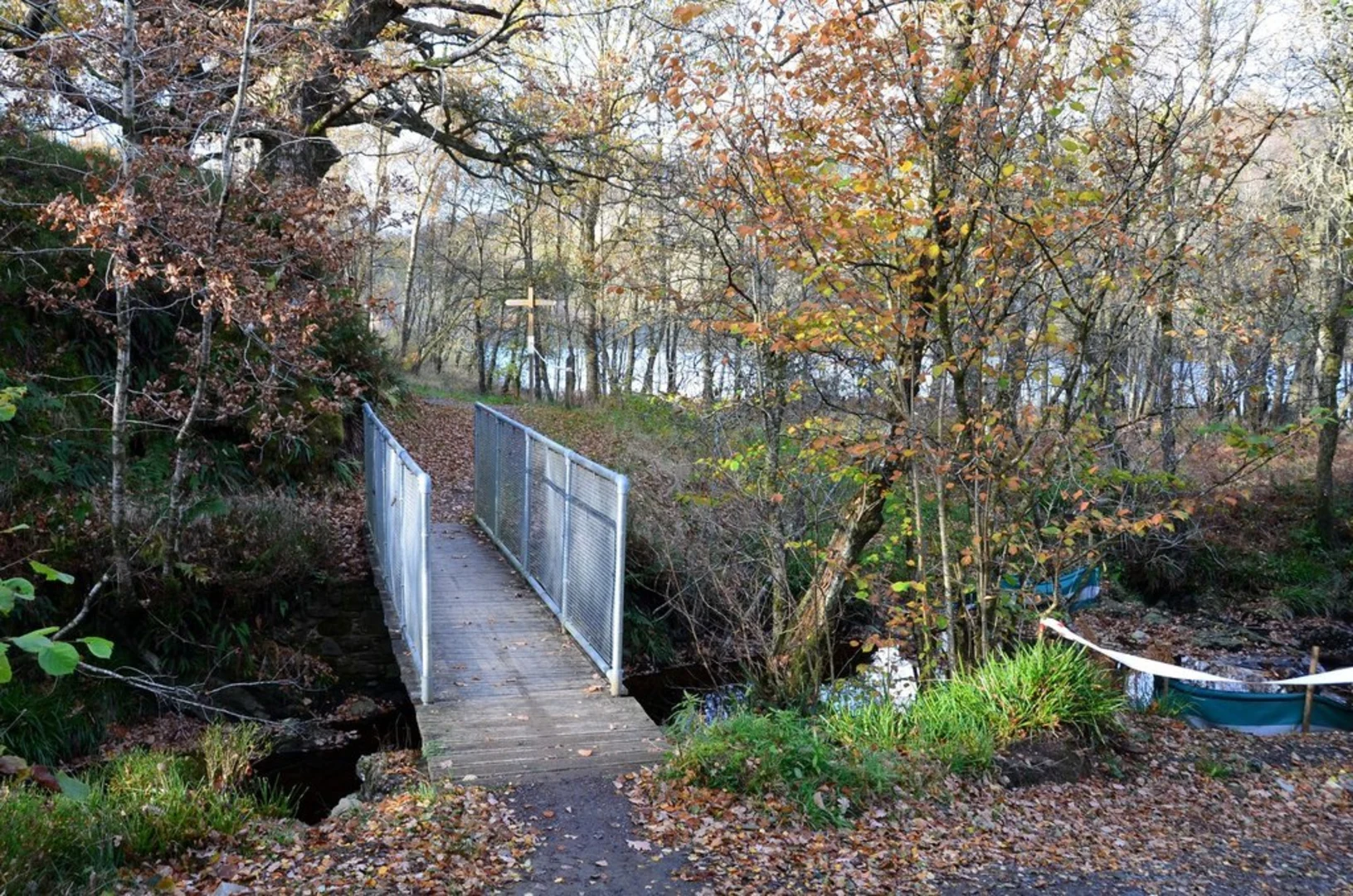An image depicting the trail Achray Trail via Allt a’ Cham-ruidhe and its surrounding area.