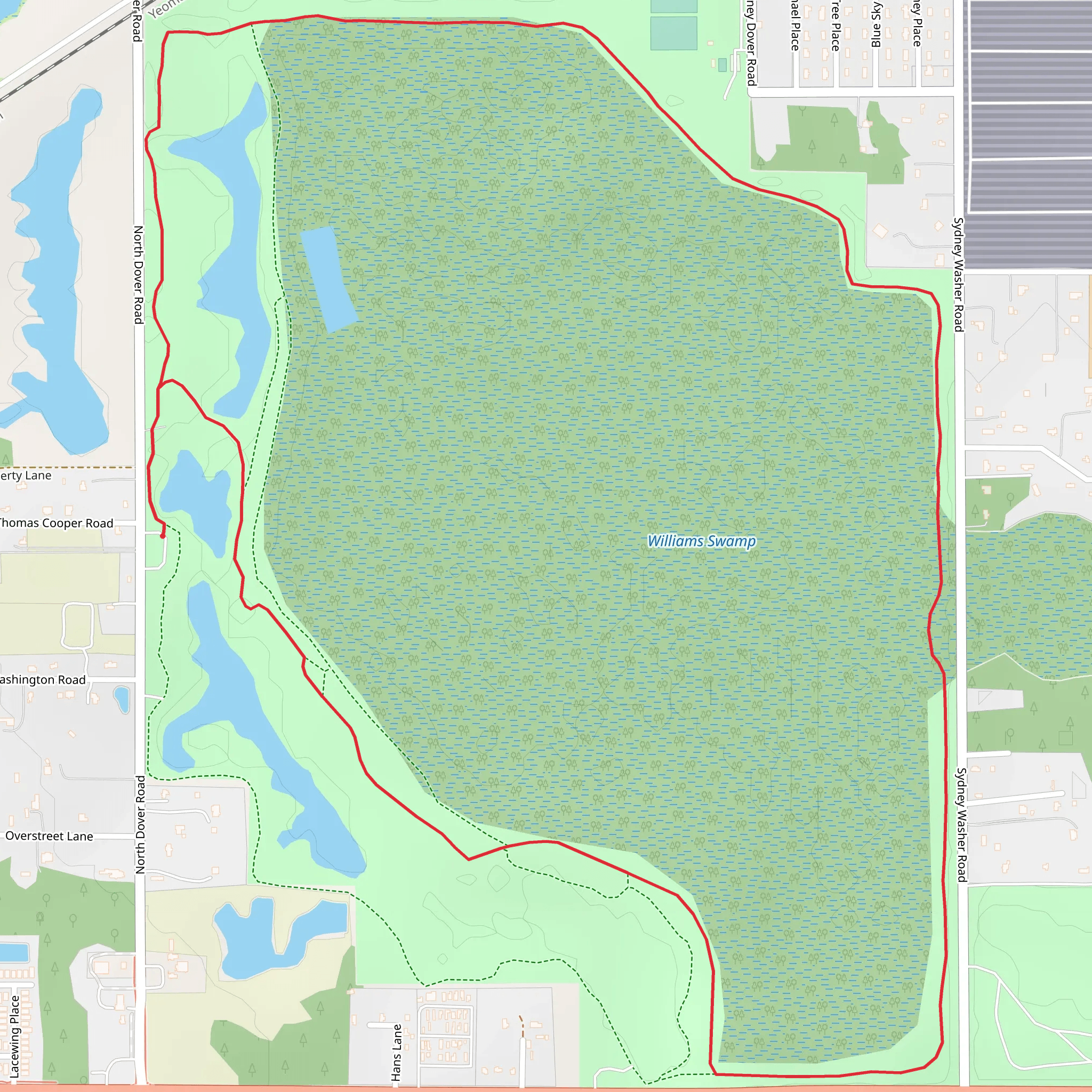 Sydney Dover Equestrian Park Loop mobile static map