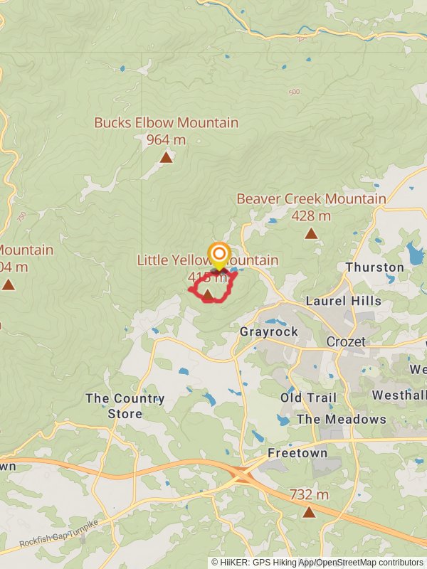 Little Yellow Mountain and Mint Springs Upper Lake Loop