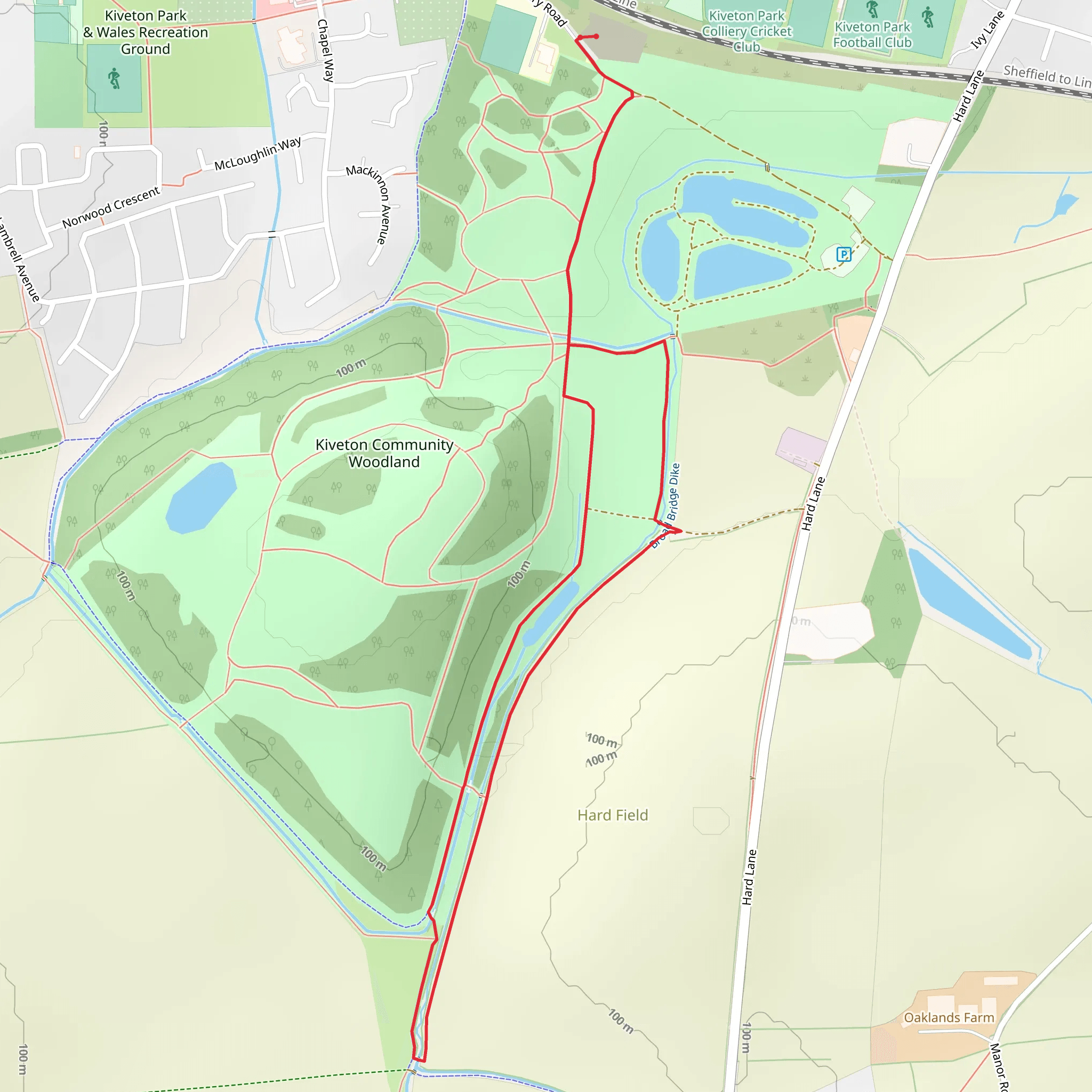 Broad Bridge Dike mobile static map