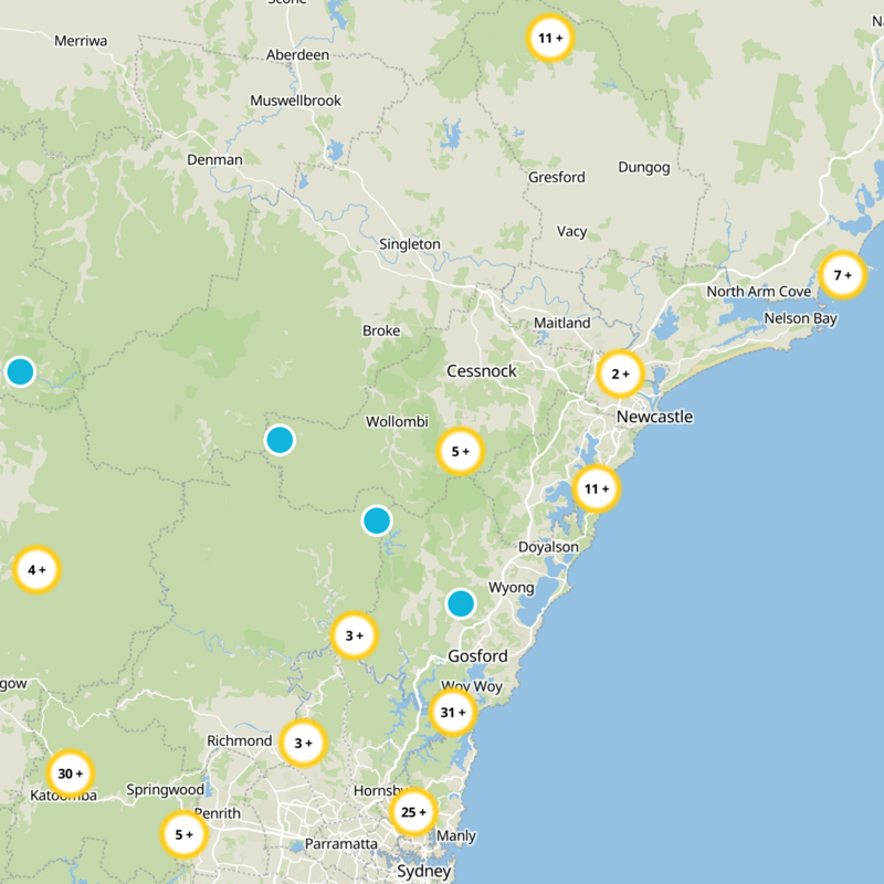 Cessnock City Static Map