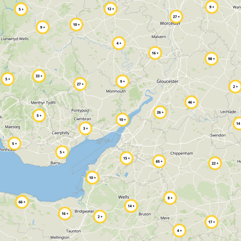 Monmouthshire Static Map