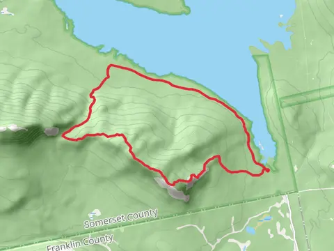 Little Bigelow Mountain via Chase Brook and Dead River