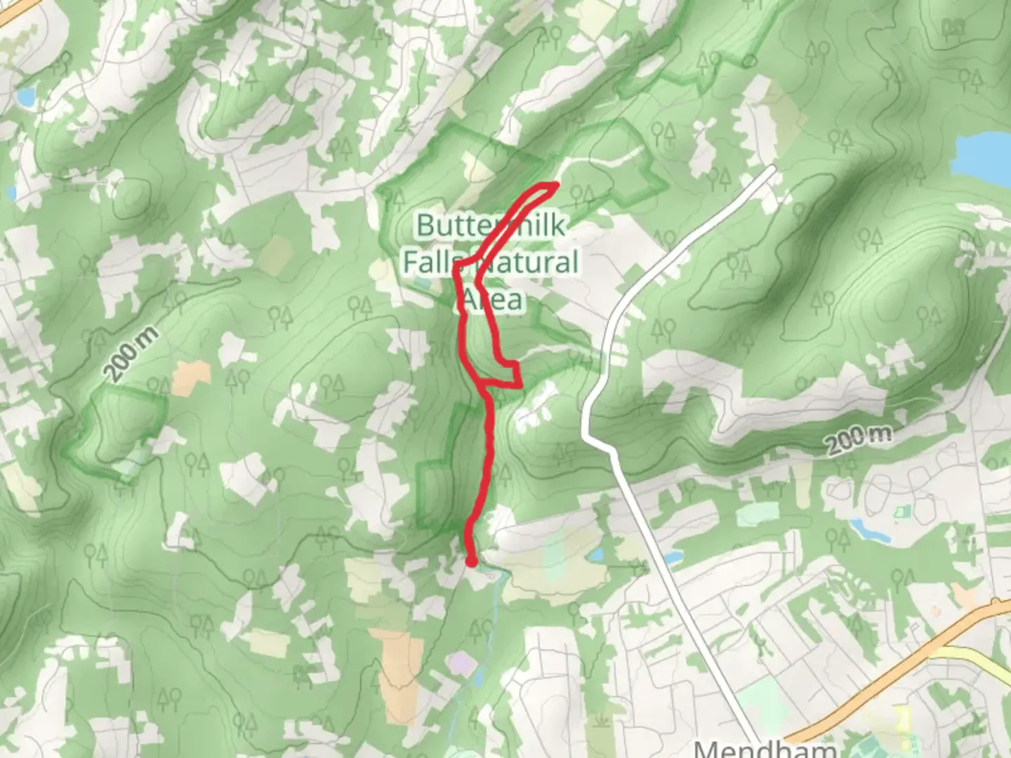 An image depicting the trail White, Red and Yellow Loop Trail and its surrounding area.