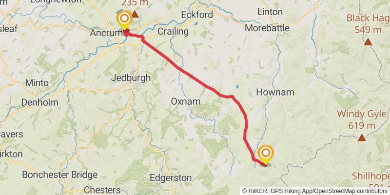 Central Scottish Way stage 11 Map