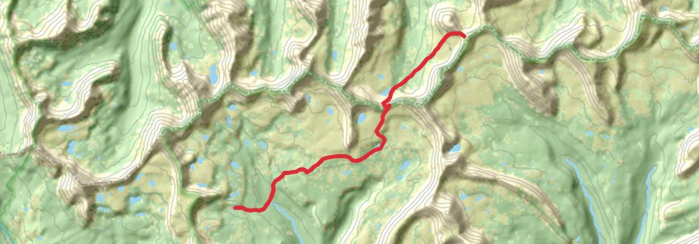 Uinta Highline Trail stage 9 Map