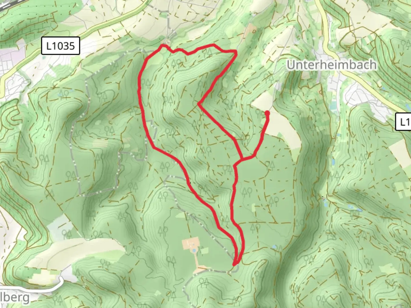 An image depicting the trail Wanderweg 3 Herrenhoelzle and its surrounding area.