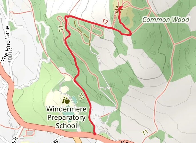 Orrest Head mobile static map