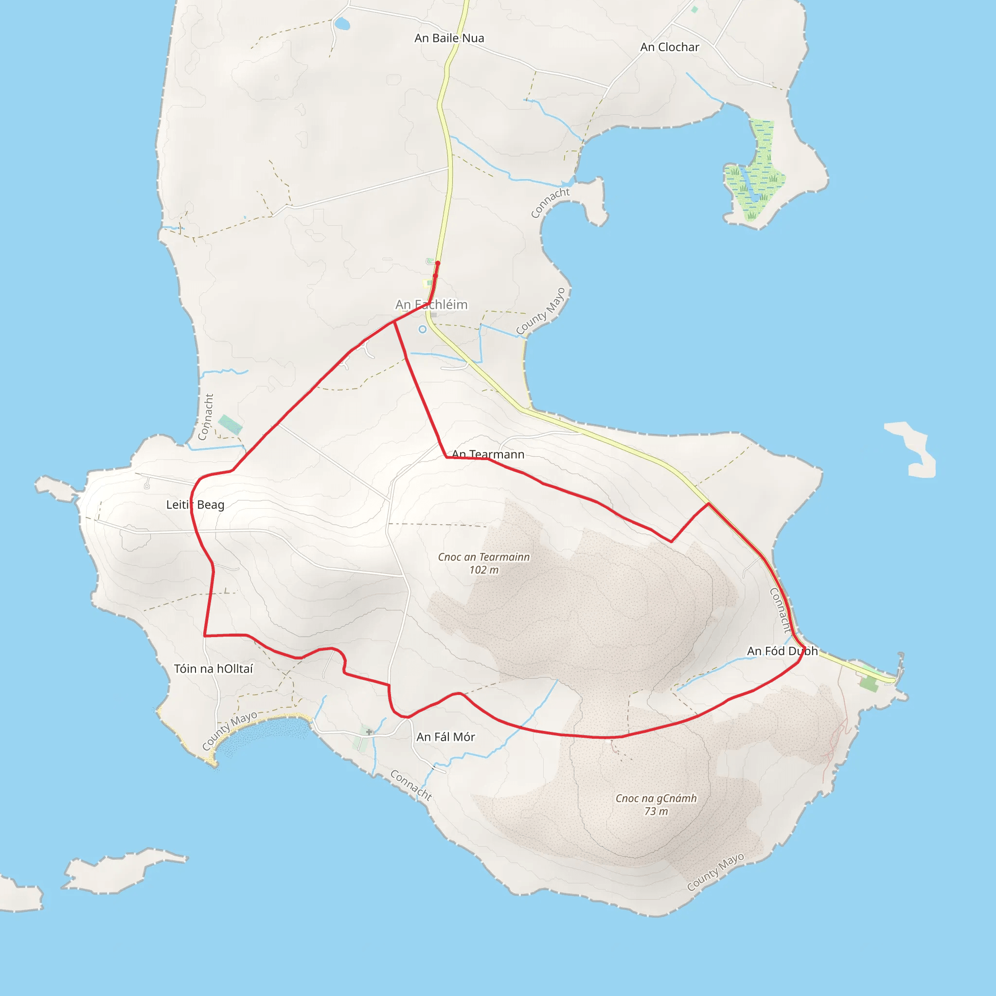 Faulmore Loop mobile static map