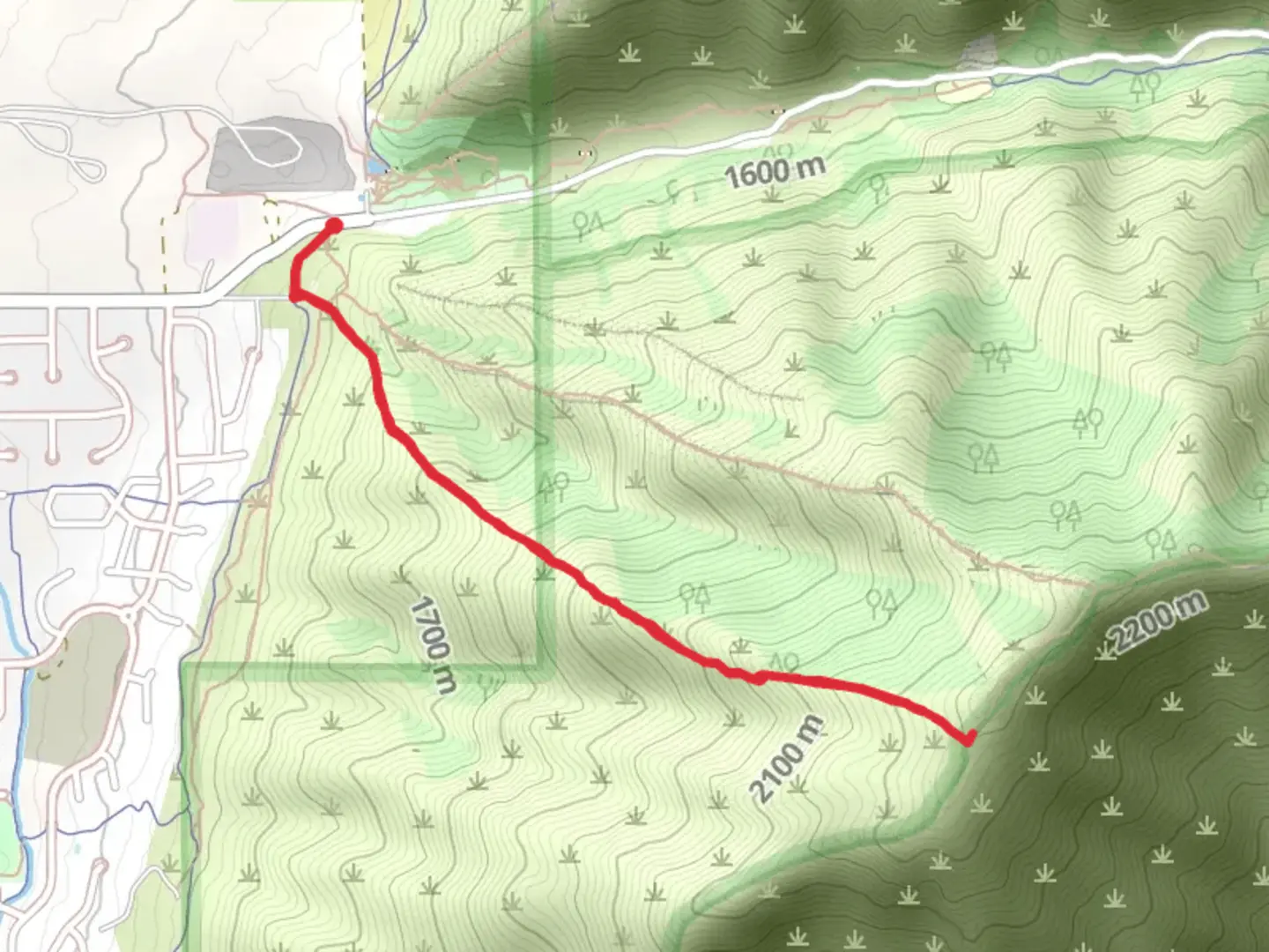 An image depicting the trail Green Canyon Road Walk and its surrounding area.