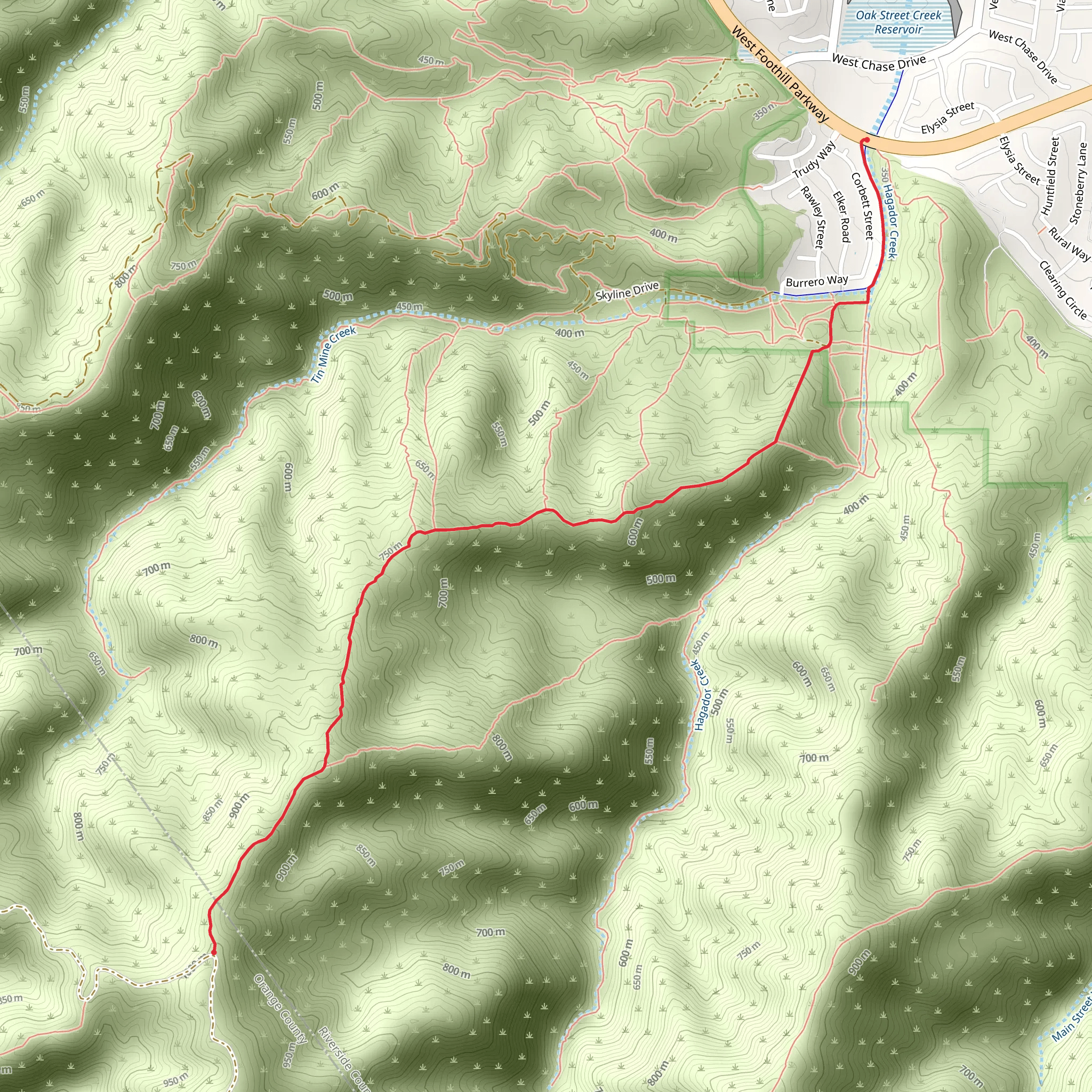 Skinsuit Trail mobile static map