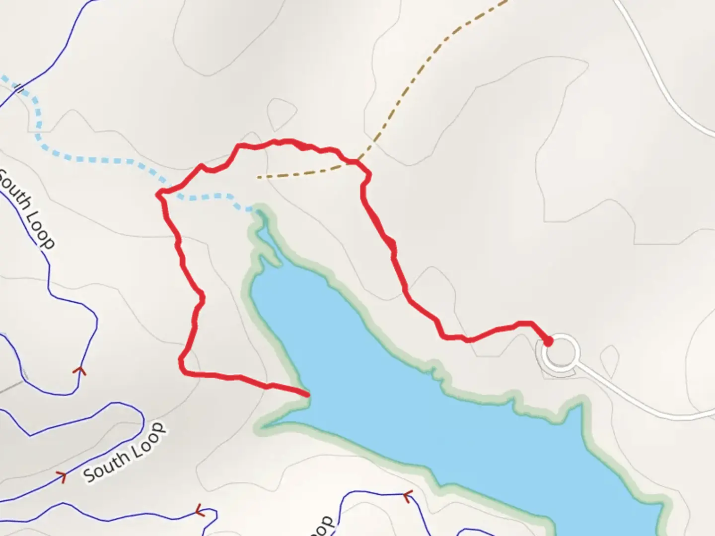 An image depicting the trail Duck Cove Trail and its surrounding area.