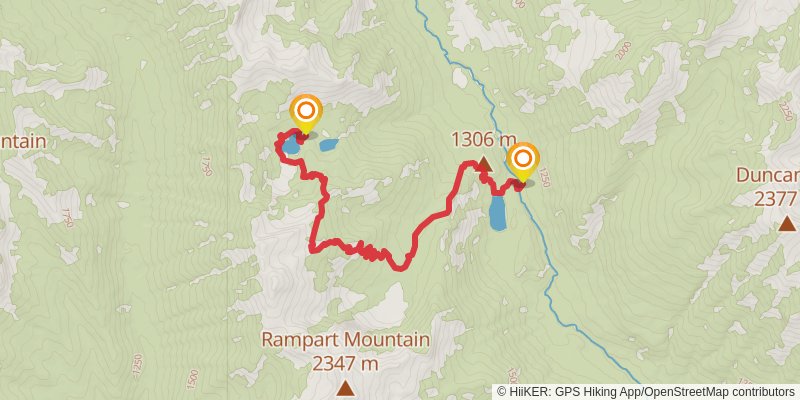 Entiat River Loop alt 1 Map