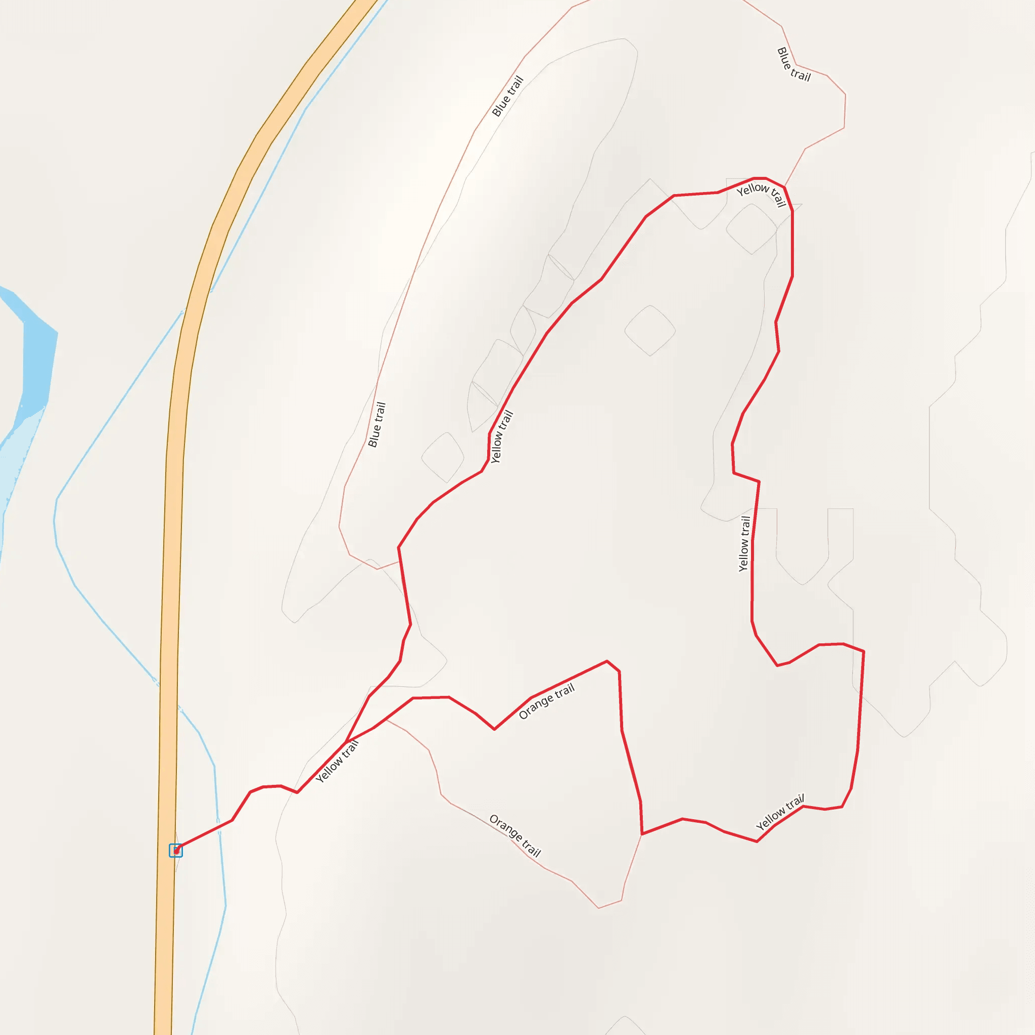 Denton Sanctuary Loop mobile static map