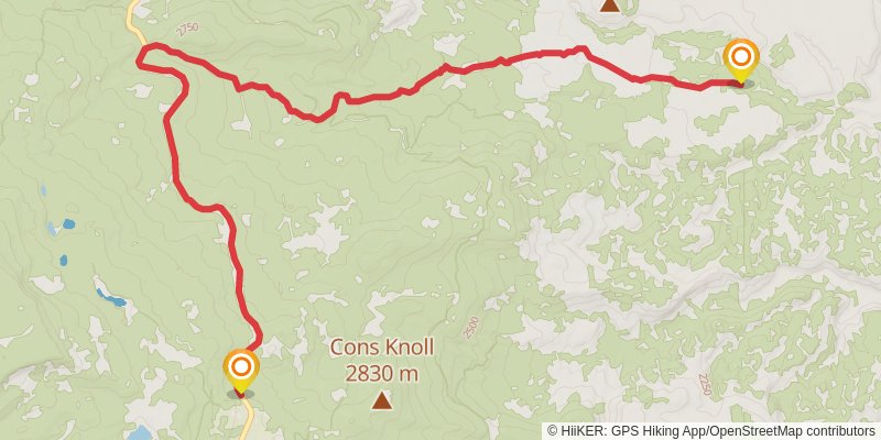 American Discovery Trail - Utah stage 32 Map