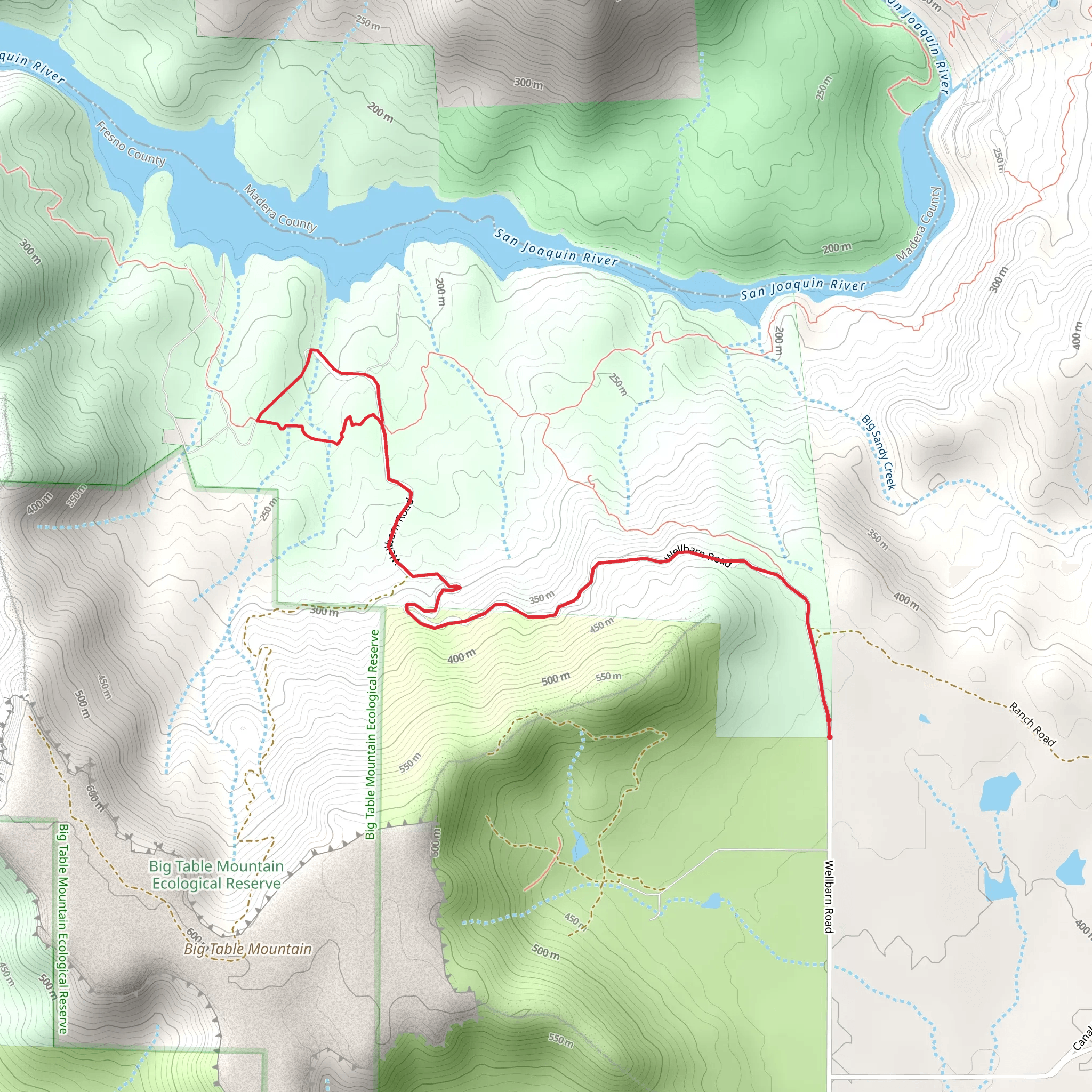 Wellbarn Road mobile static map