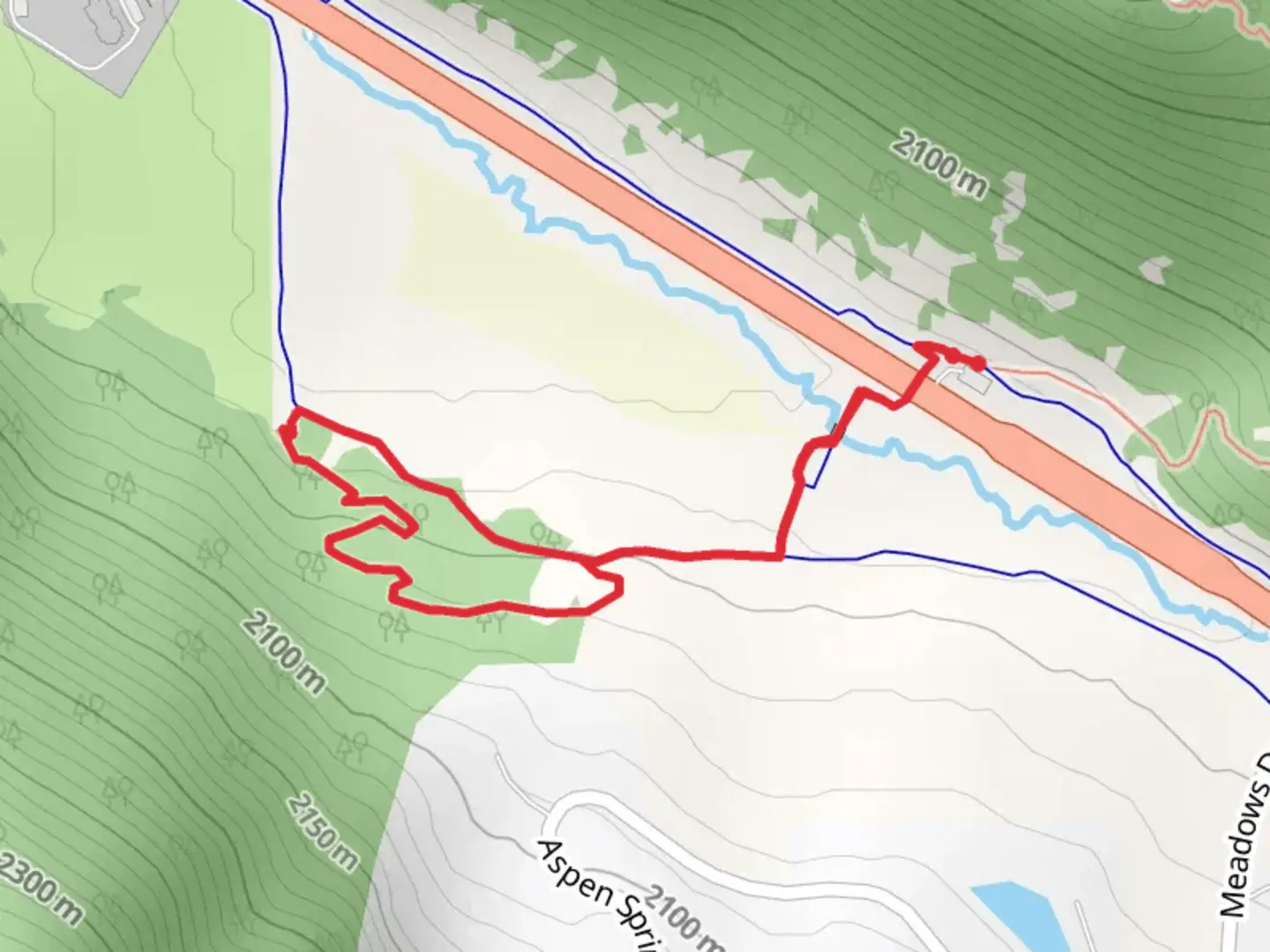 An image depicting the trail Farm Trail and McPolin Farm Nature Trail and its surrounding area.