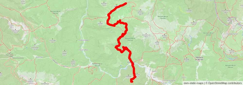 Northern Alpine Trail stage 4 Map