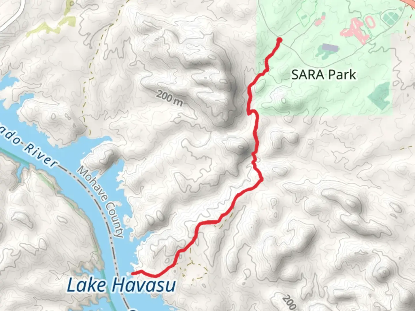 An image depicting the trail Pilot Rock via Trash Can and its surrounding area.