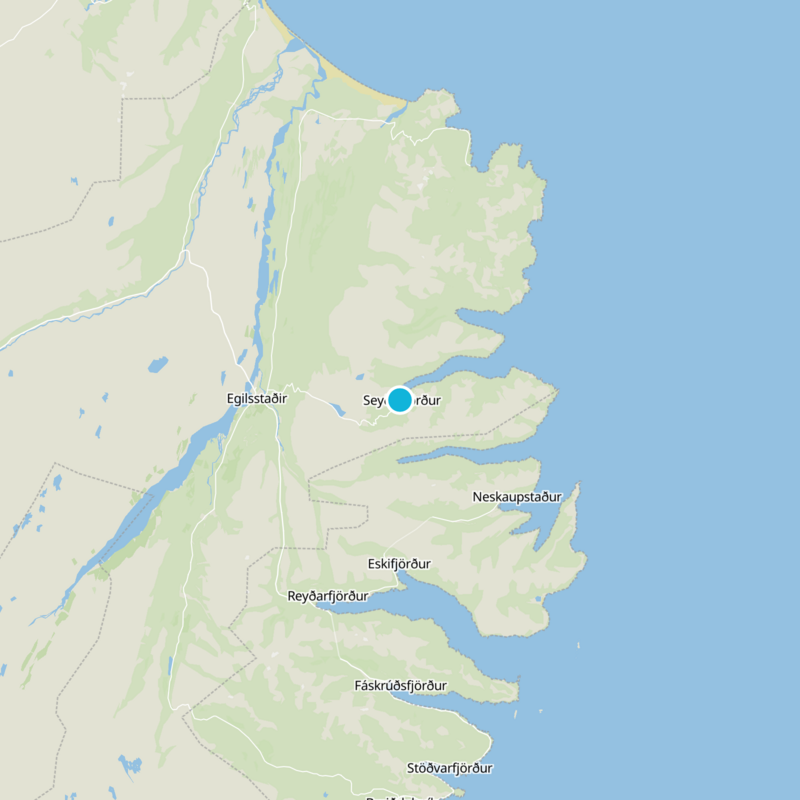 Seyðisfjarðarkaupstaður Static Map