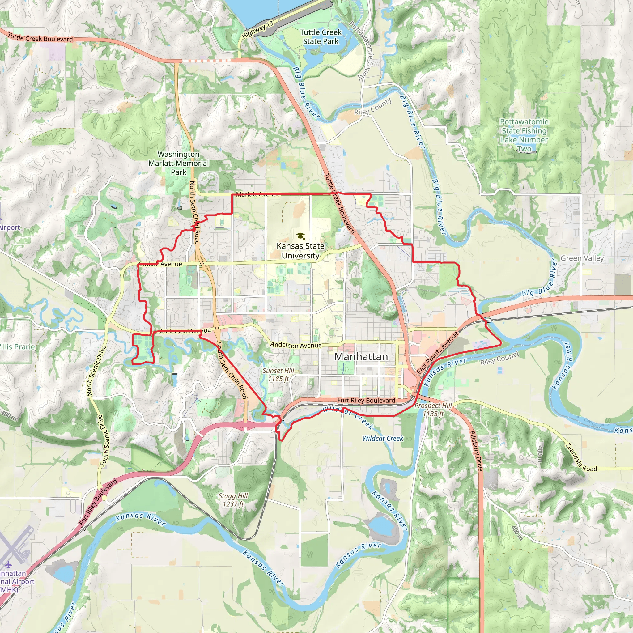 Anneberg Park Trail, Cesil Best Birding Trail and Southeast Park Loop mobile static map