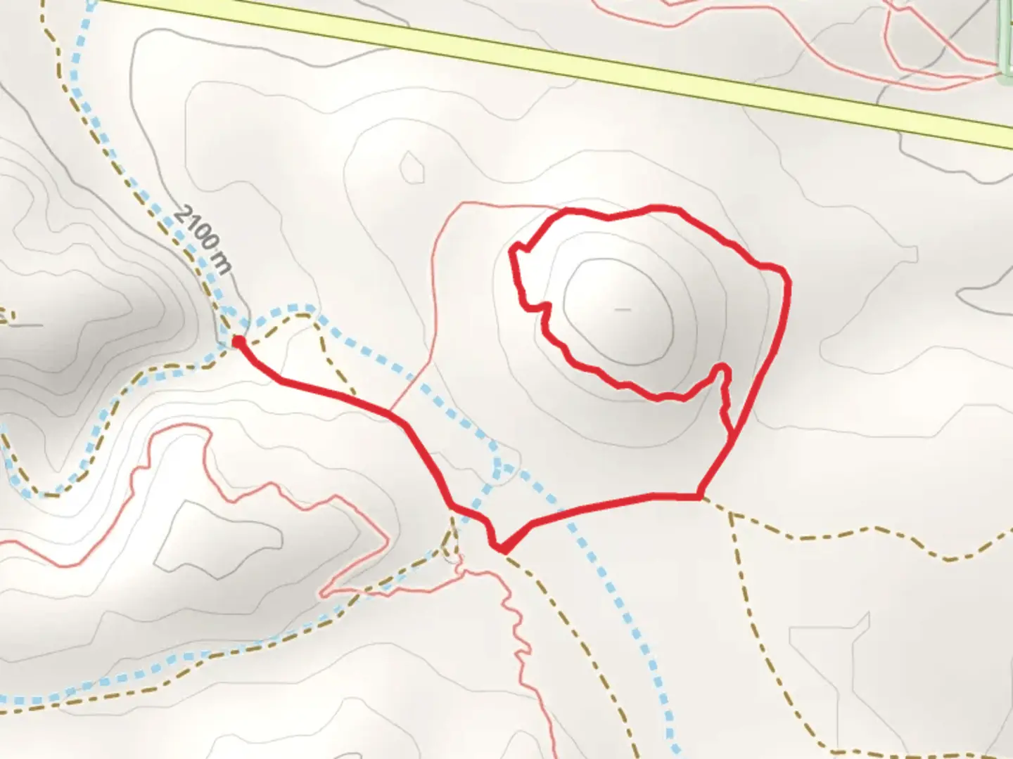 An image depicting the trail Fay Ridge Loop and its surrounding area.
