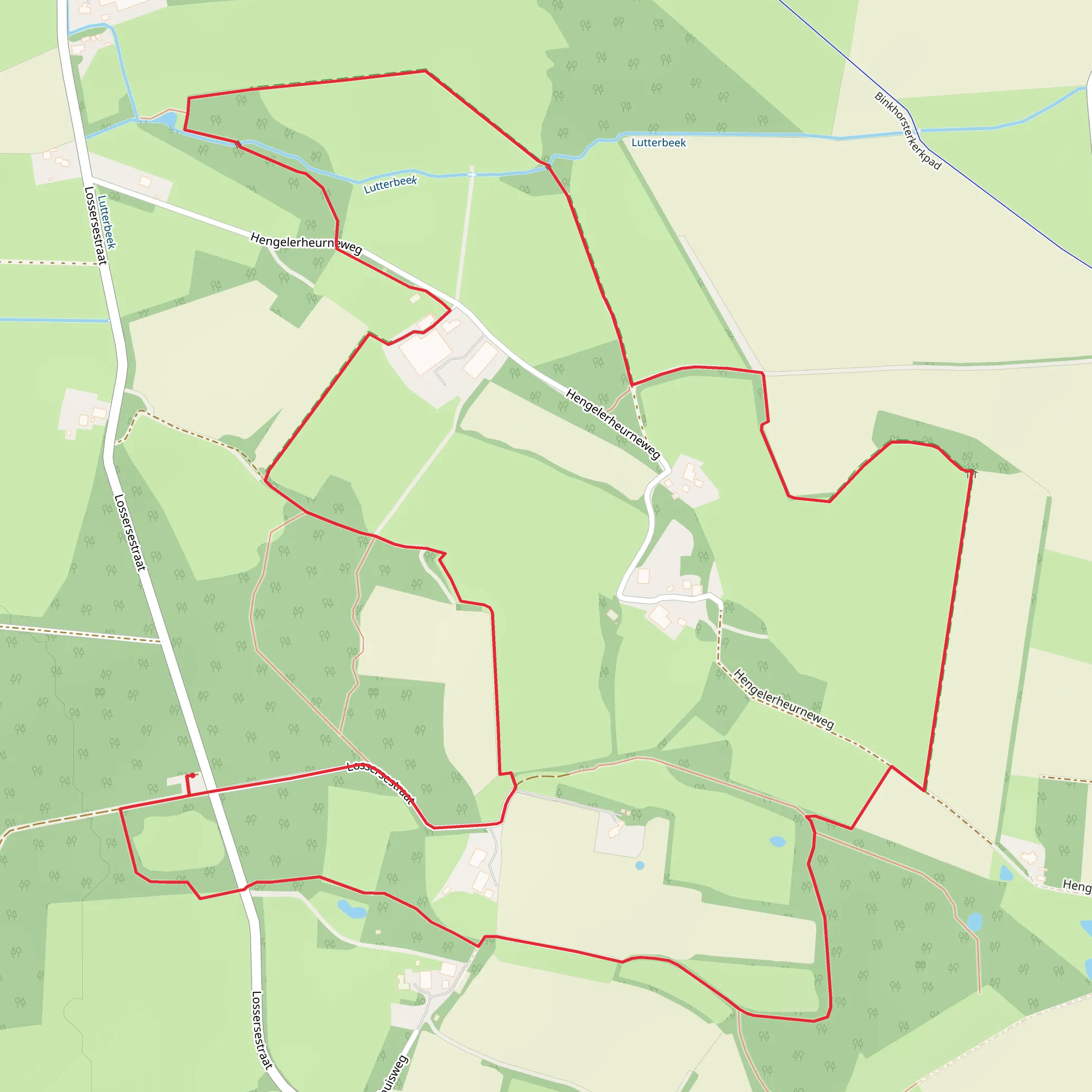 Duivelshof Groene and Dinkelpad Loop mobile static map