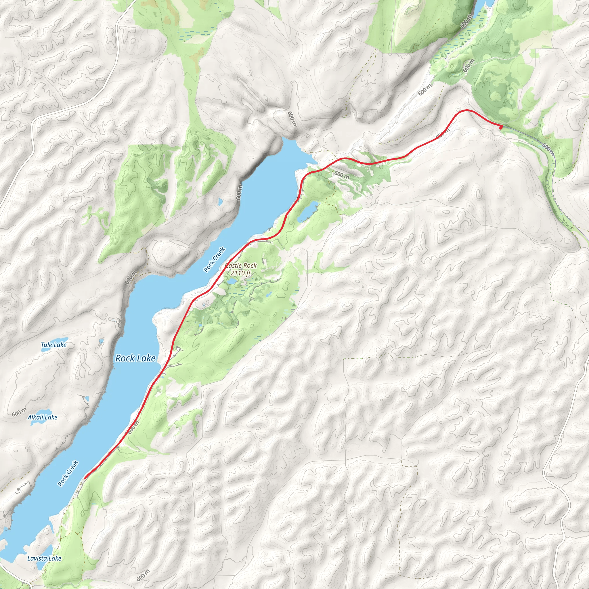 Palouse to Cascades State Park Trail from Hole-in-the-Ground Road mobile static map