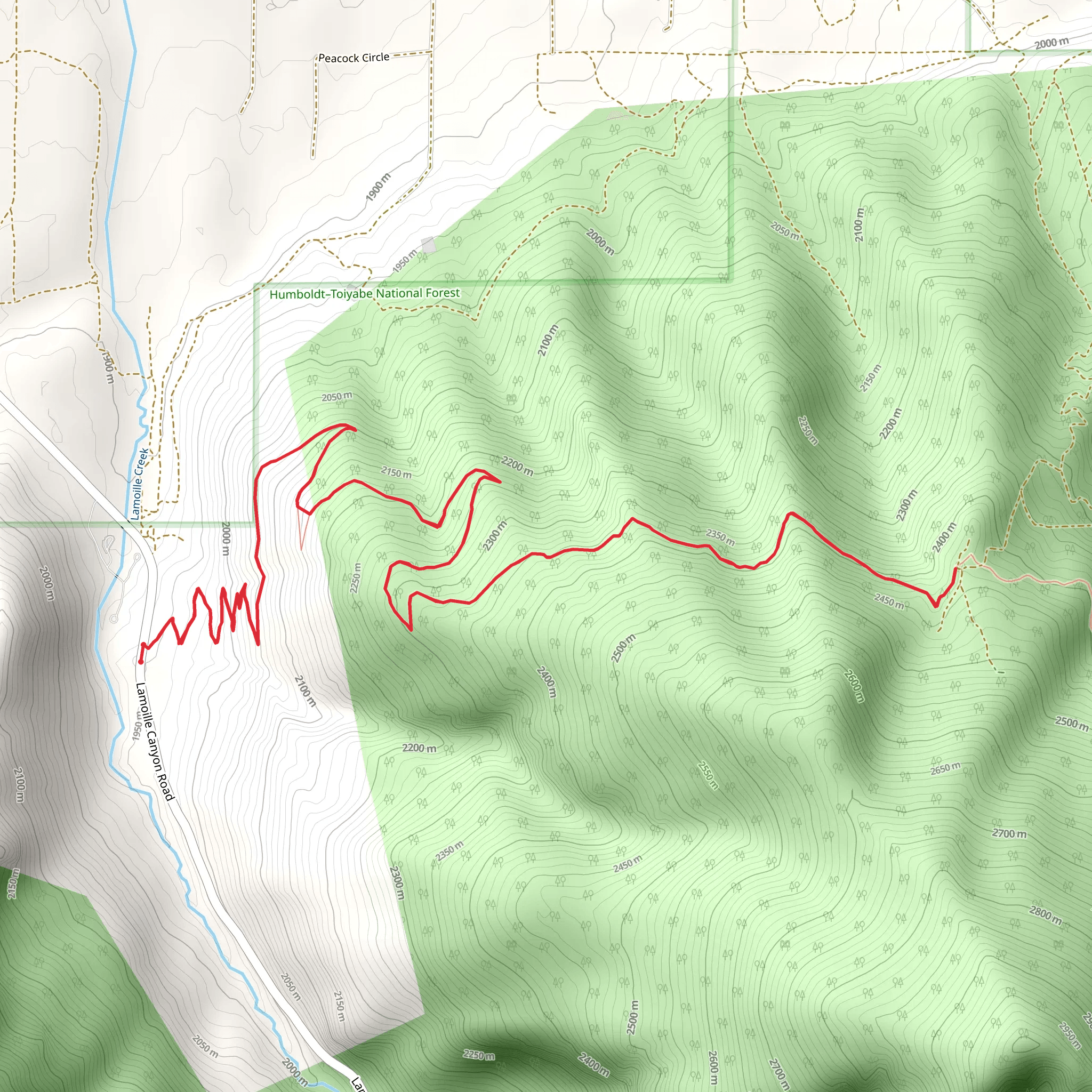 Lamoille-Talbot Trail mobile static map