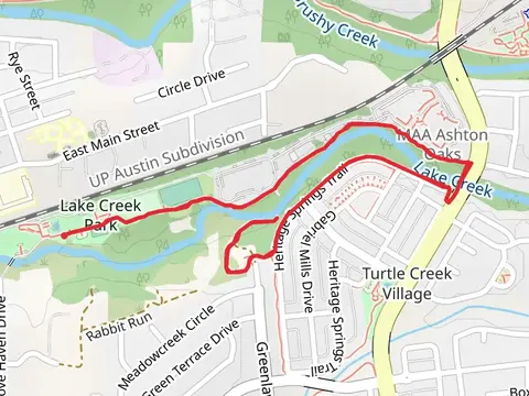 Lake Creek from Lake Creek Pool