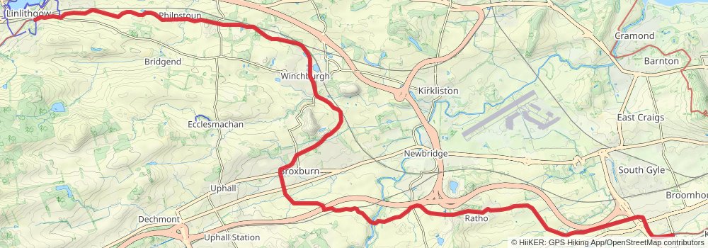 Union Canal Walk stage 2 Map