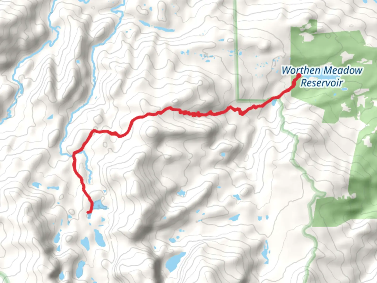 An image depicting the trail Stough Creek Lakes Trail and its surrounding area.