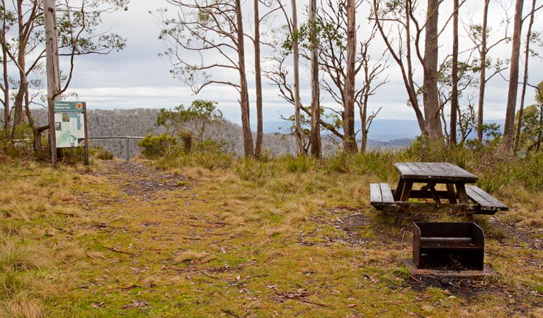 An image depicting the trail Cunnawarra National Park and its surrounding area.