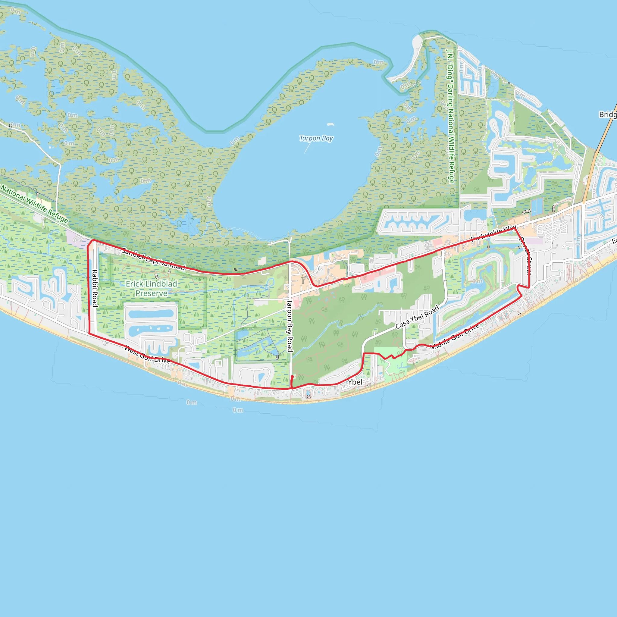 Erick Lindblad Preserve Loop mobile static map