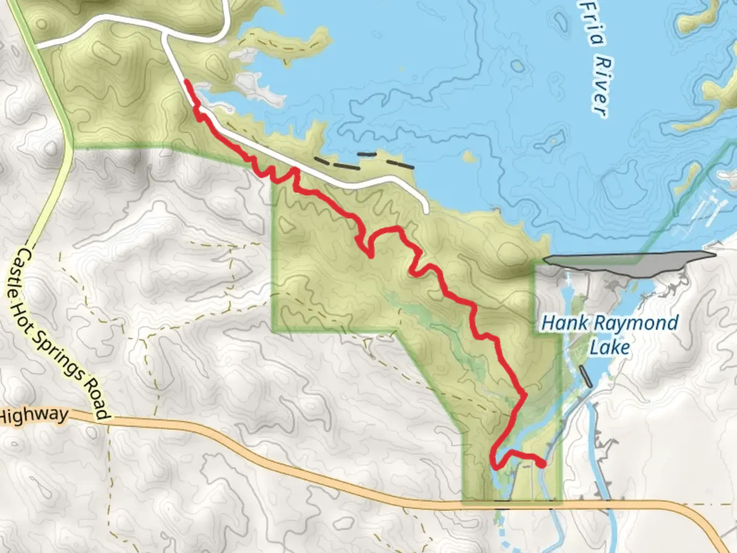 An image depicting the trail Maricopa Trail Out and Back and its surrounding area.